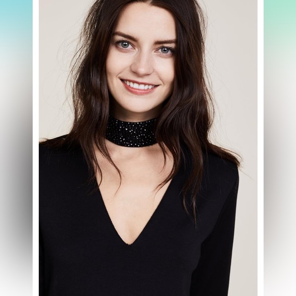 Bailey 44 Women's Garrote Embellished Choker Dress -Black size XS - Picture 4 of 12